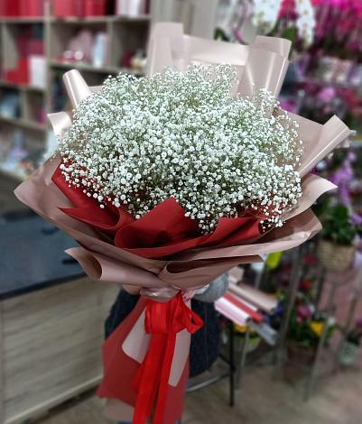 Букет цветов из: Гипсофила в Санкт-Петербурге