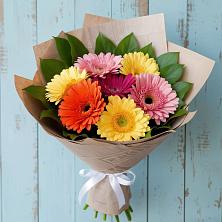 Букет яркий день в Санкт-Петербурге Букет цветов из:  Герберы в Санкт-Петербурге