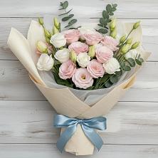 Букет шампанское в Санкт-Петербурге Букет цветов из:  Лизиантусы в Санкт-Петербурге