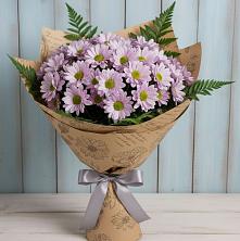 Букет соблазн в Санкт-Петербурге Букет цветов из:  Хризантемы в Санкт-Петербурге