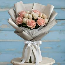 Букет Нежное облако в Санкт-Петербурге Букет цветов из:  Розы в Санкт-Петербурге