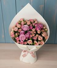 Букет Нежная розовость в Санкт-Петербурге Букет цветов из:  Розы в Санкт-Петербурге